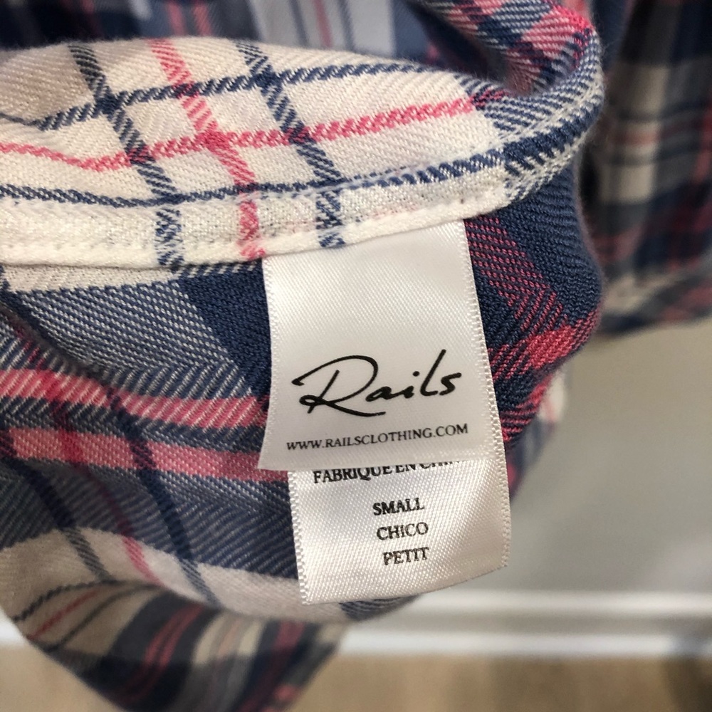 Rails Button Down Collared Shirt - image 3